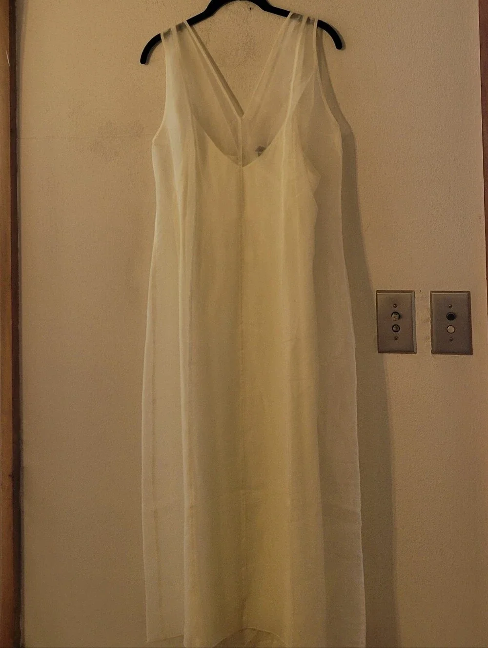 J. Crew Collection Layered Organza Shift Dress - Ivory